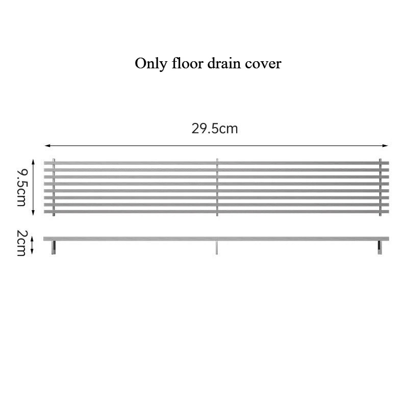 304 Stainless Steel Long Strip Floor Drain Cover