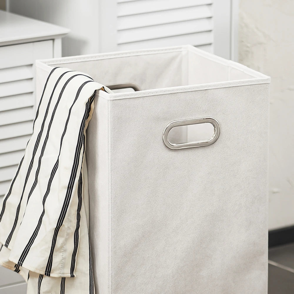Sobuy Bzr124 High Wardrobe Fold-Out Laundry Bag Bathroom
