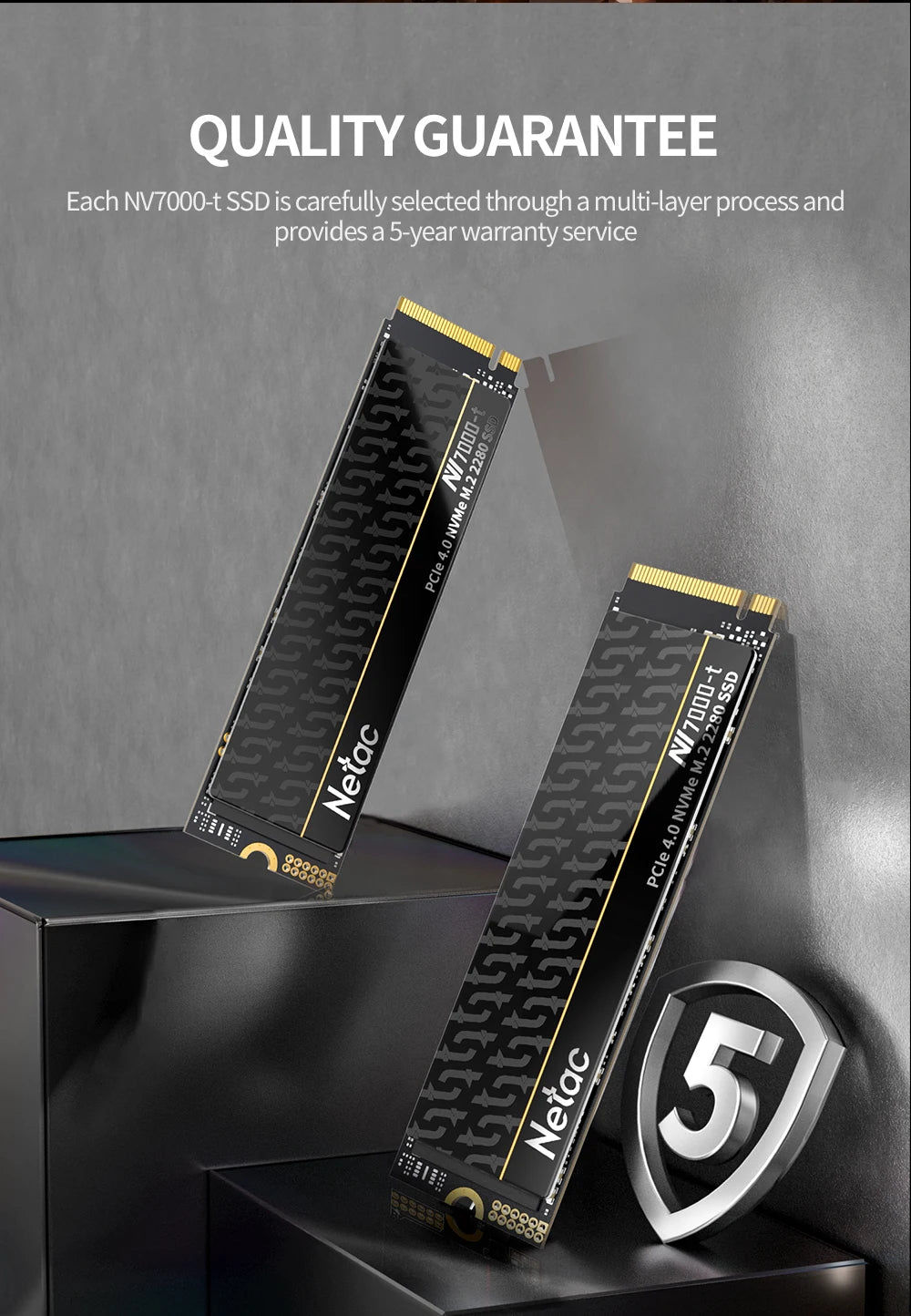 Netac Ssd 1tb Ssd Nvme M2 7400mb/S 512gb
