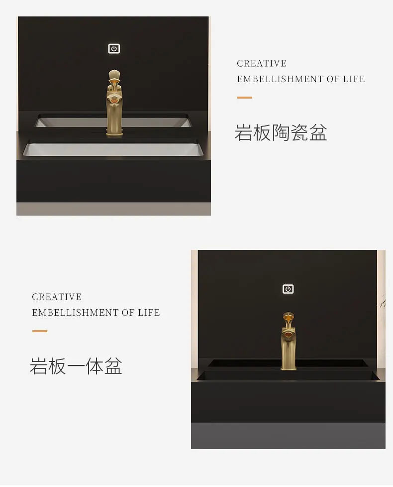 Designer Customized High-End Villa Light Luxury Rock Slab