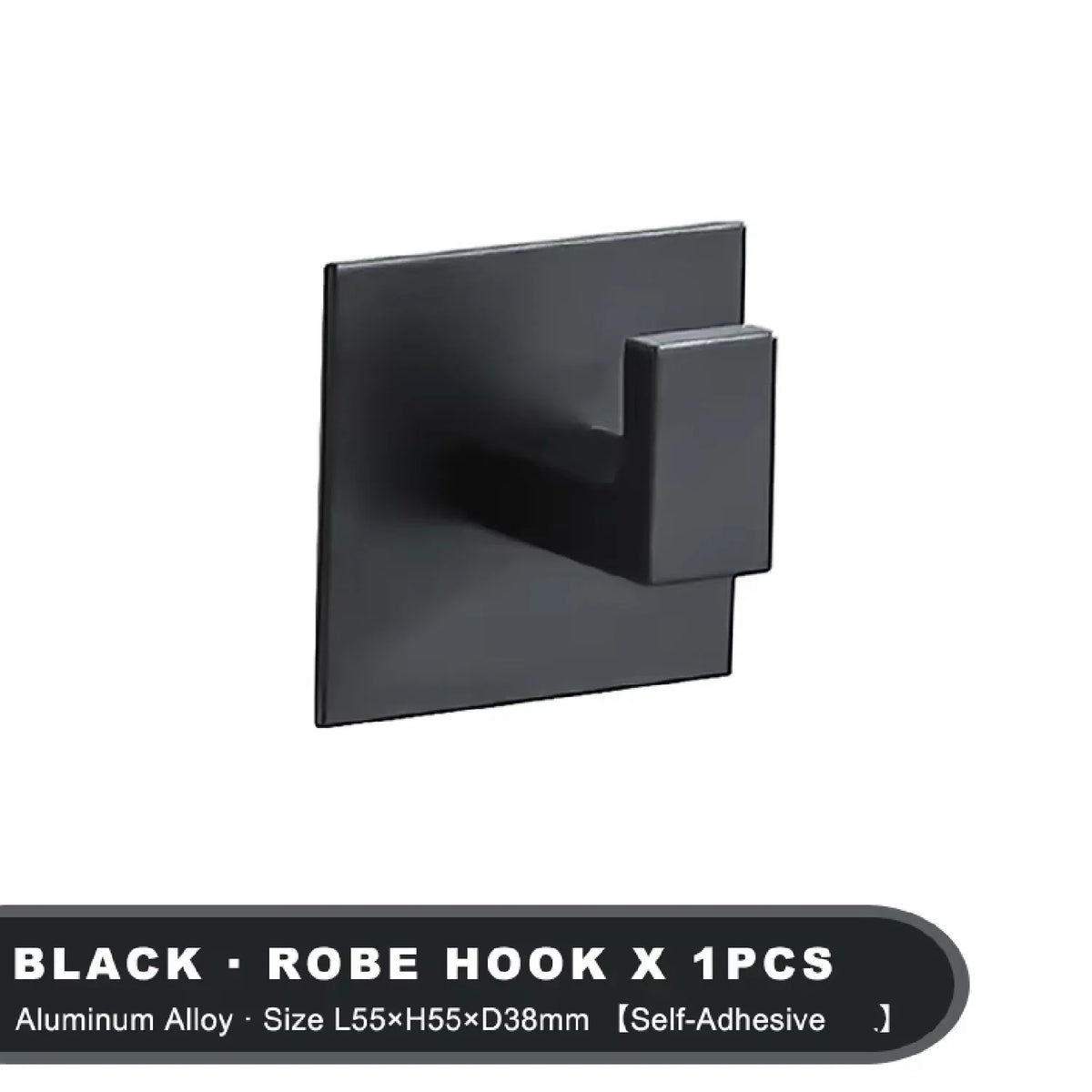 1-4pcs Strong Adhesive Wall Hook Sticker Hanging Coat