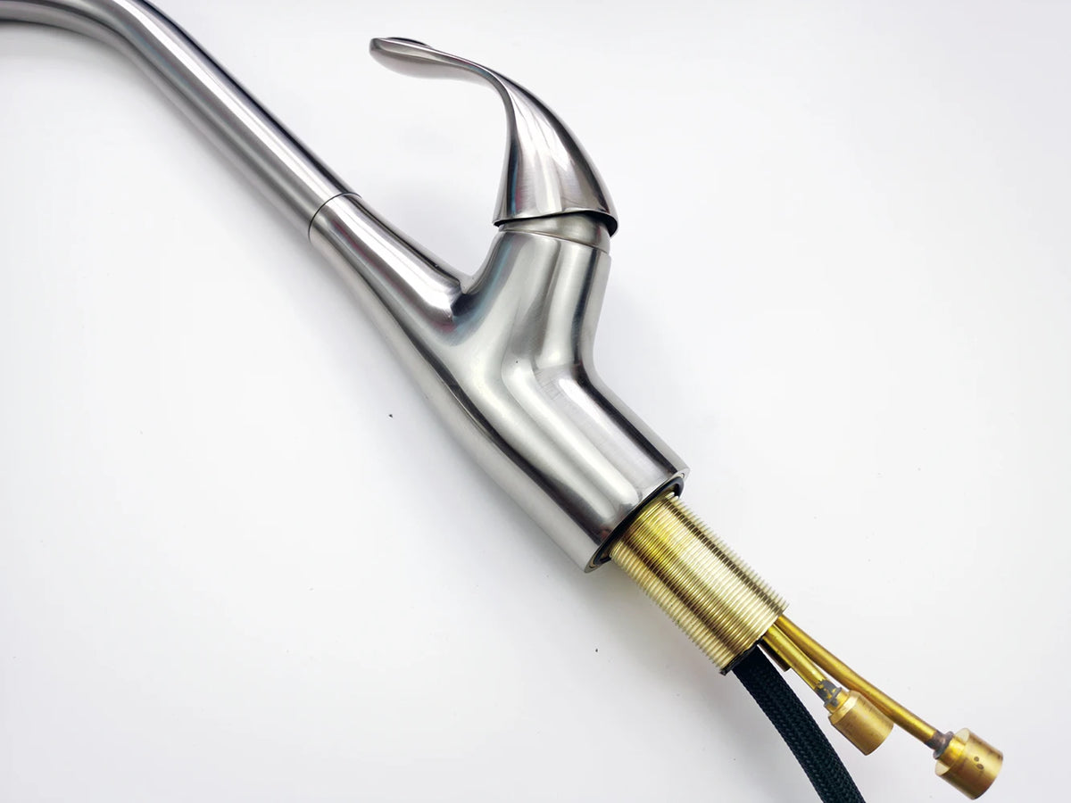 Brushed Nickel Touch On Faucet Quality Brass Cold