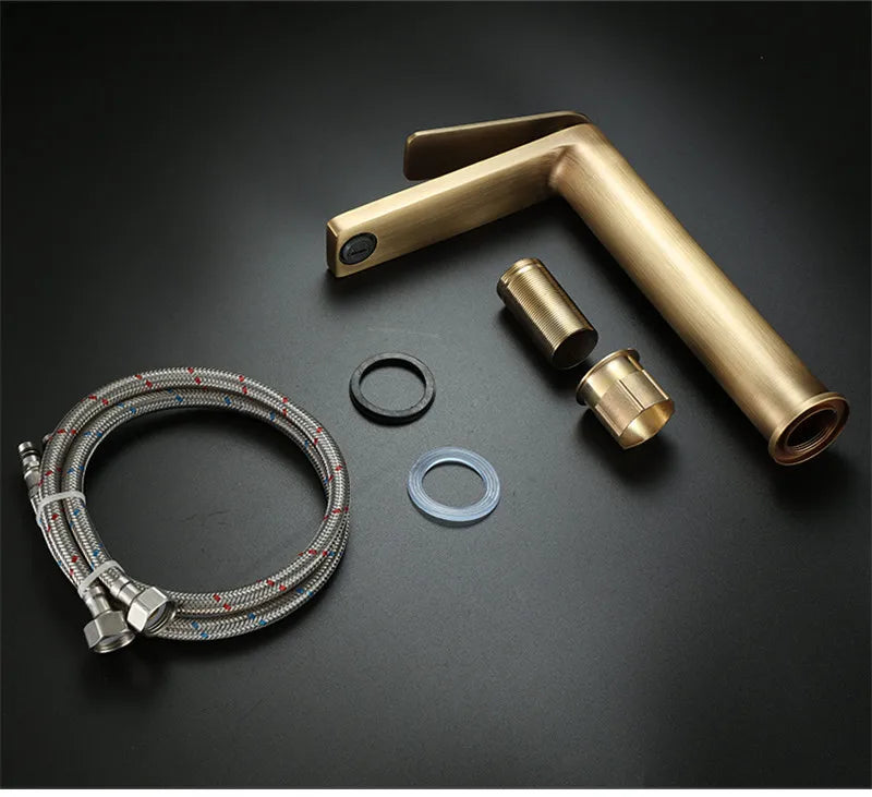Basin Faucets Antique Bronze Bathroom Faucet & Cold