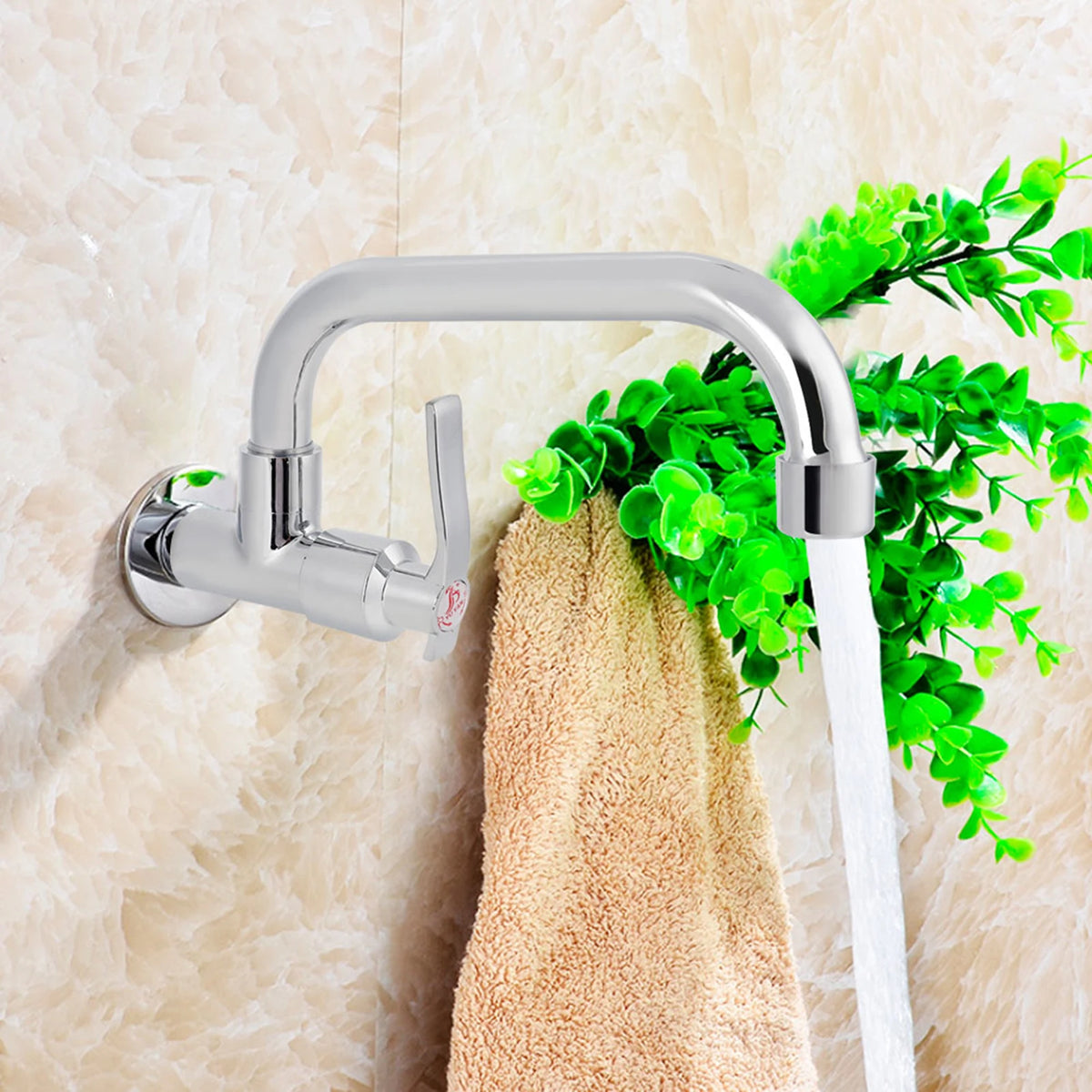 Single-Handle Cold Water Faucet G1/2 Inch Wall-Mounted