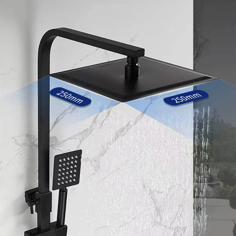 Sinlaku Rainfall Bathroom Shower Faucet Rack Shelf Bathtub