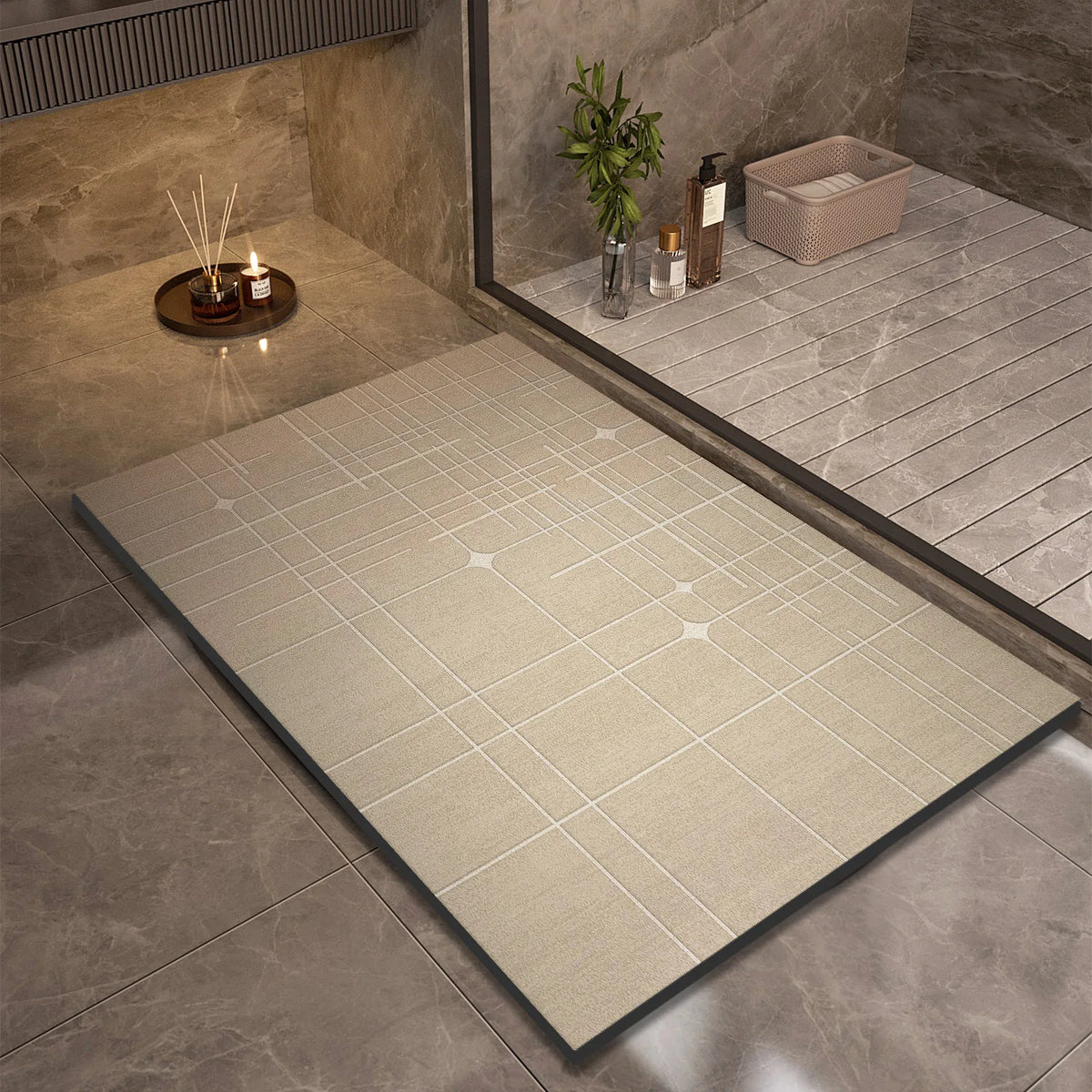 Super Absorbent Bath Mats Bathroom Anti Slip Shower