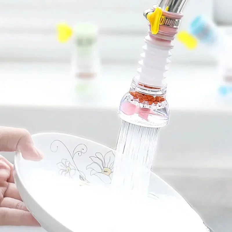 Anti-Splashing Faucet Can Rotate Extend Filter Universal Water