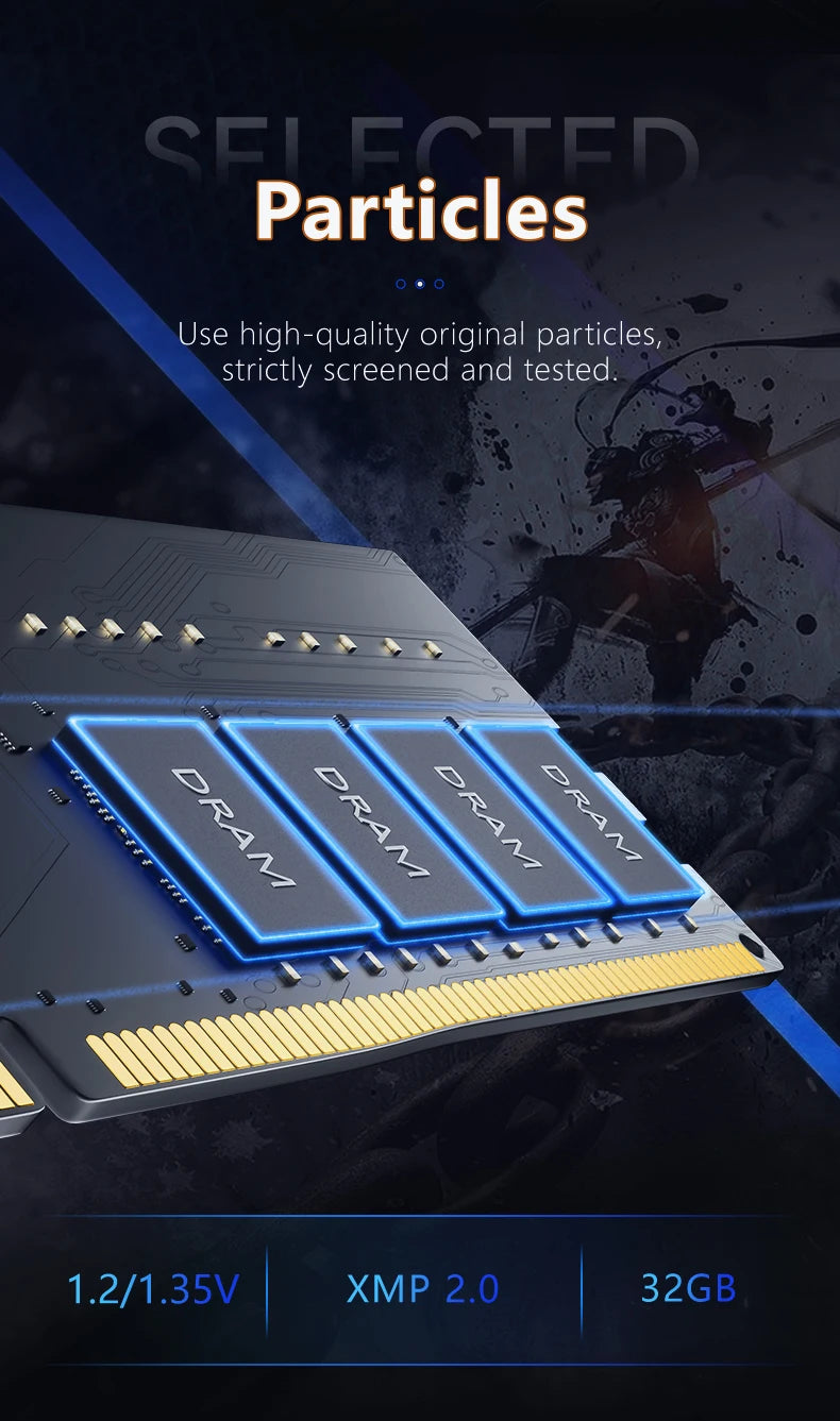 Gudga Ddr4 Ram 8gb/16gb/ 3200mhz 35v 288pin Dimm