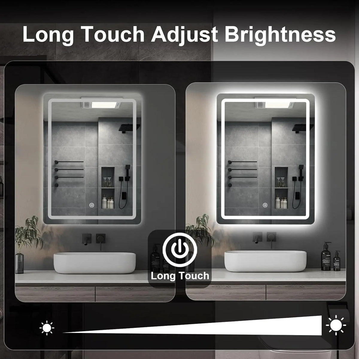 Bathroom Wall Mirror Bathroom Mirror Lighting Mirror Led