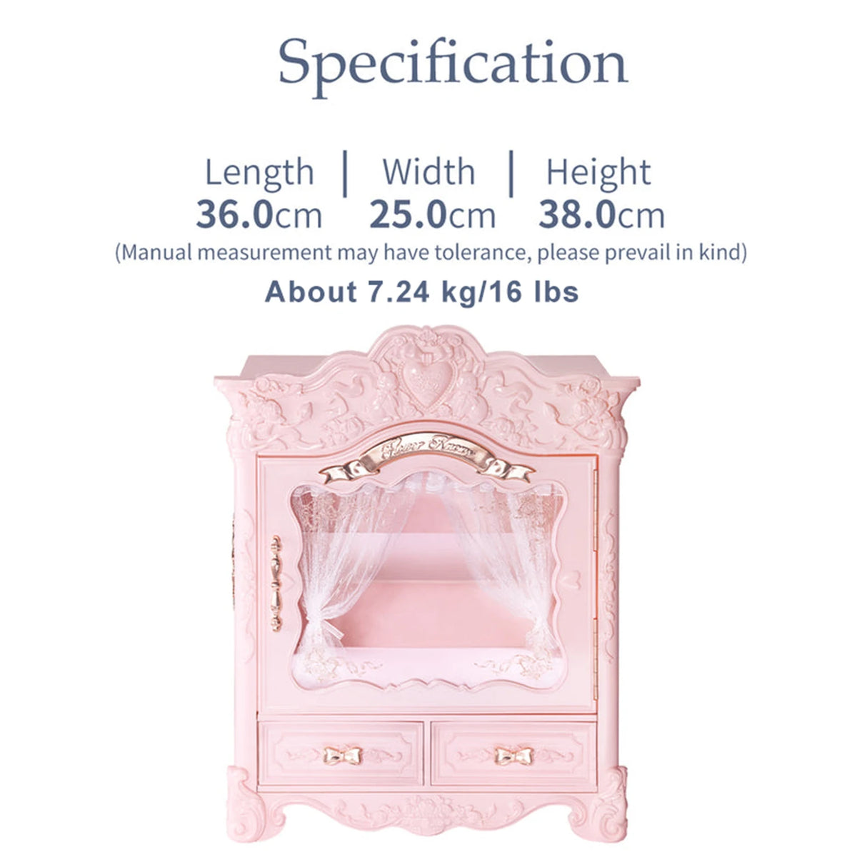 Flower Knows Bunny Garden Makeup Organizer Box Cute