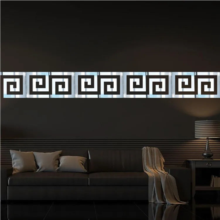 5/10cm Acrylic Wall Mirror Sticker Adhesive Living Room