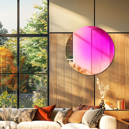 Wall Mirror Colorful Gradients Decor 26 Round Mirror
