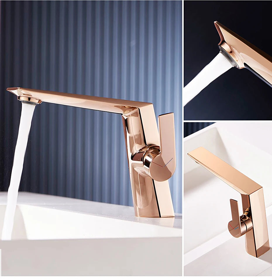 Basin Faucet Black Torneiras Bathroom Sink Faucet Handle