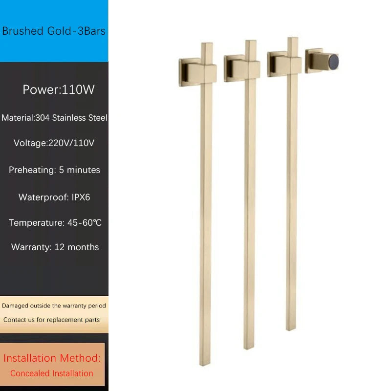 Oxg Smart Electric Heated Towel Rack Heated Bathroom