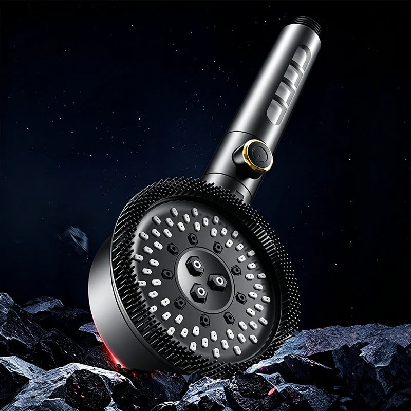 Modes High Pressure Turbo Shower Head Spa Massage