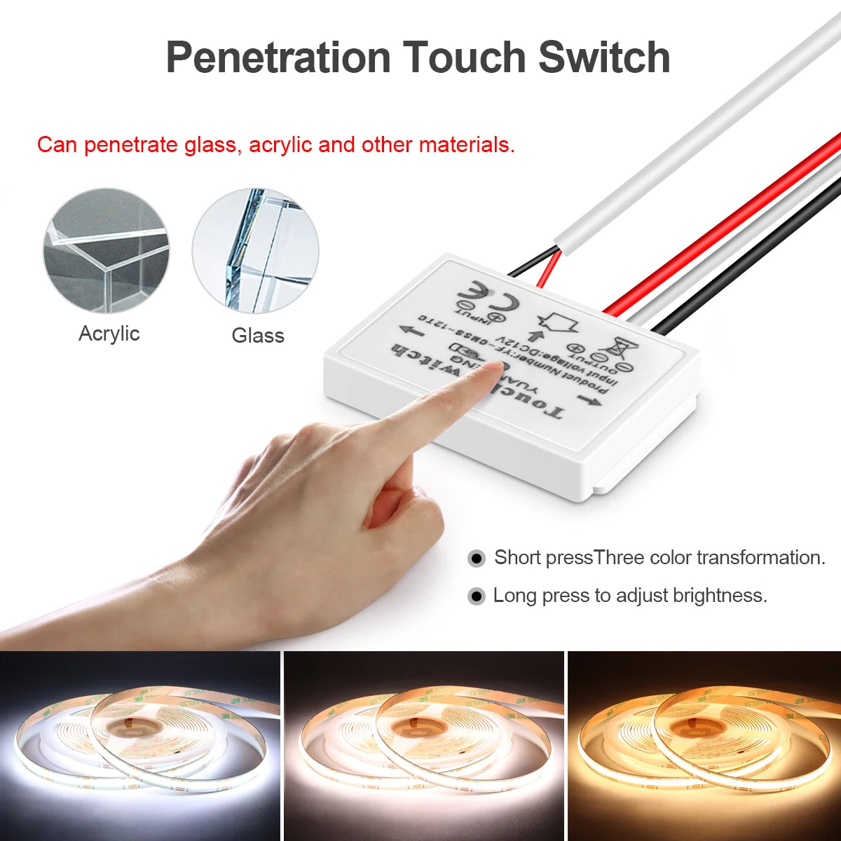 Dresssing Table Makeup Mirror Led Light Strip Cob