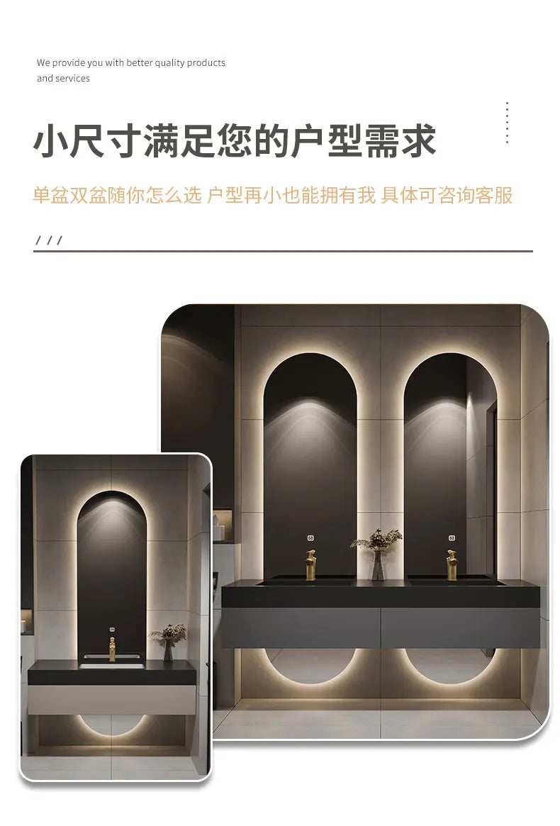 Designer Customized High-End Villa Light Luxury Rock Slab
