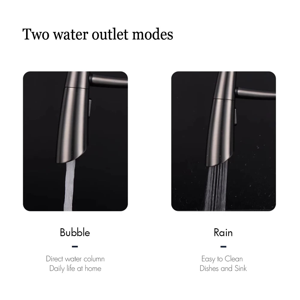 Pull Out Sensor Faucet Handle Digital Display Pull