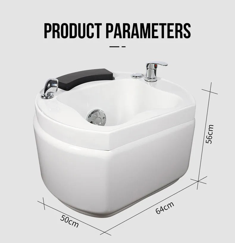 Acrylic Commercial Foot Basin Ceramic Foot Bath Basin