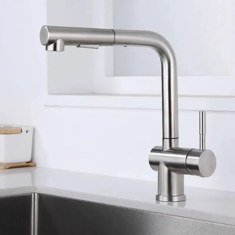 Handfree Grey Touch On Faucet Stainless Steel Cold