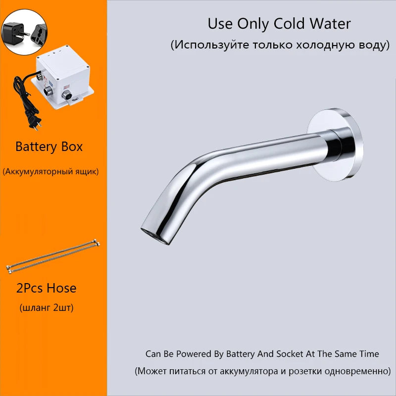 Oxg Wall Mount Sensor Basin Faucet Bathroom Faucet