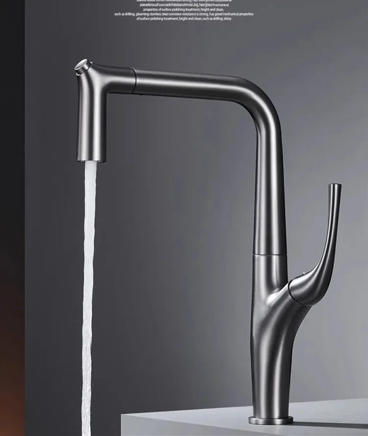 Faucet Pull Out Water Filter Tap Brass Crane