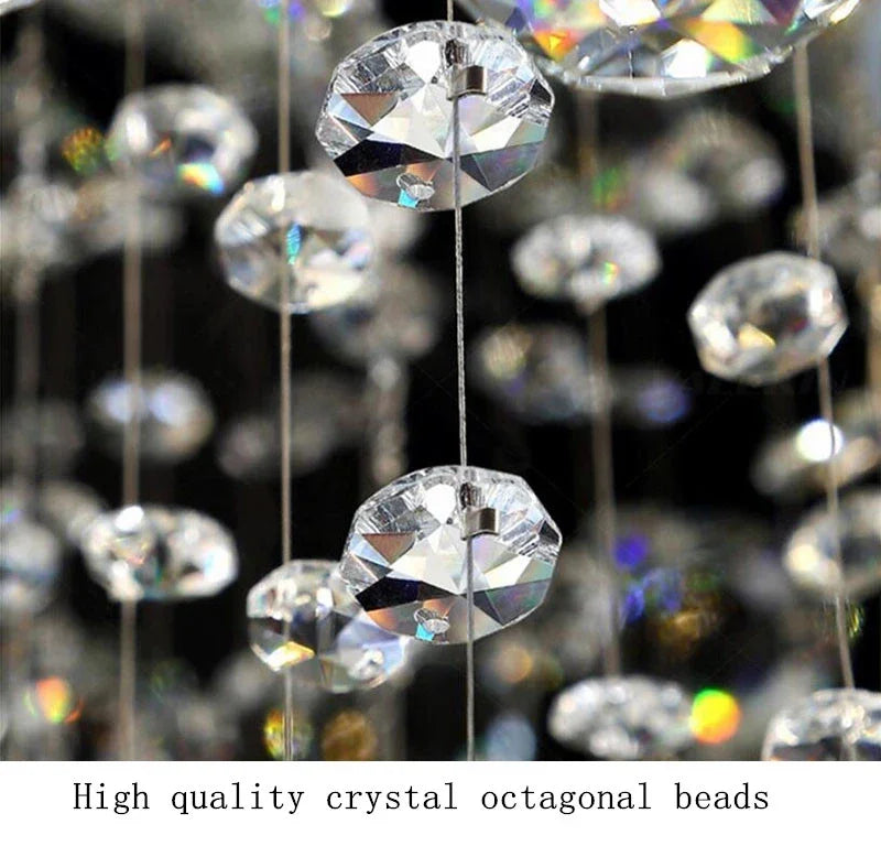 Modern Led Ceiling Chandeliers Light Fixture Staircase Luxury