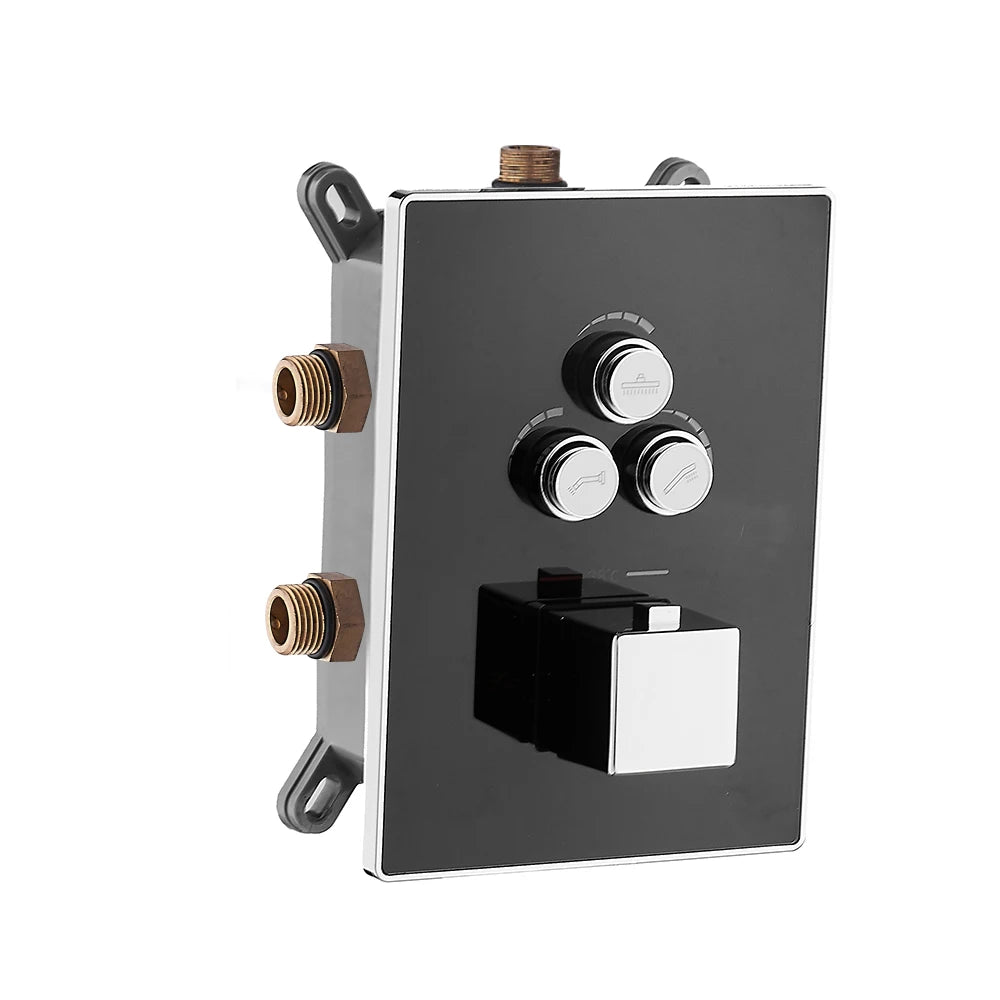 Solid Brass Valve Concealed Thermostat Trim Two Or