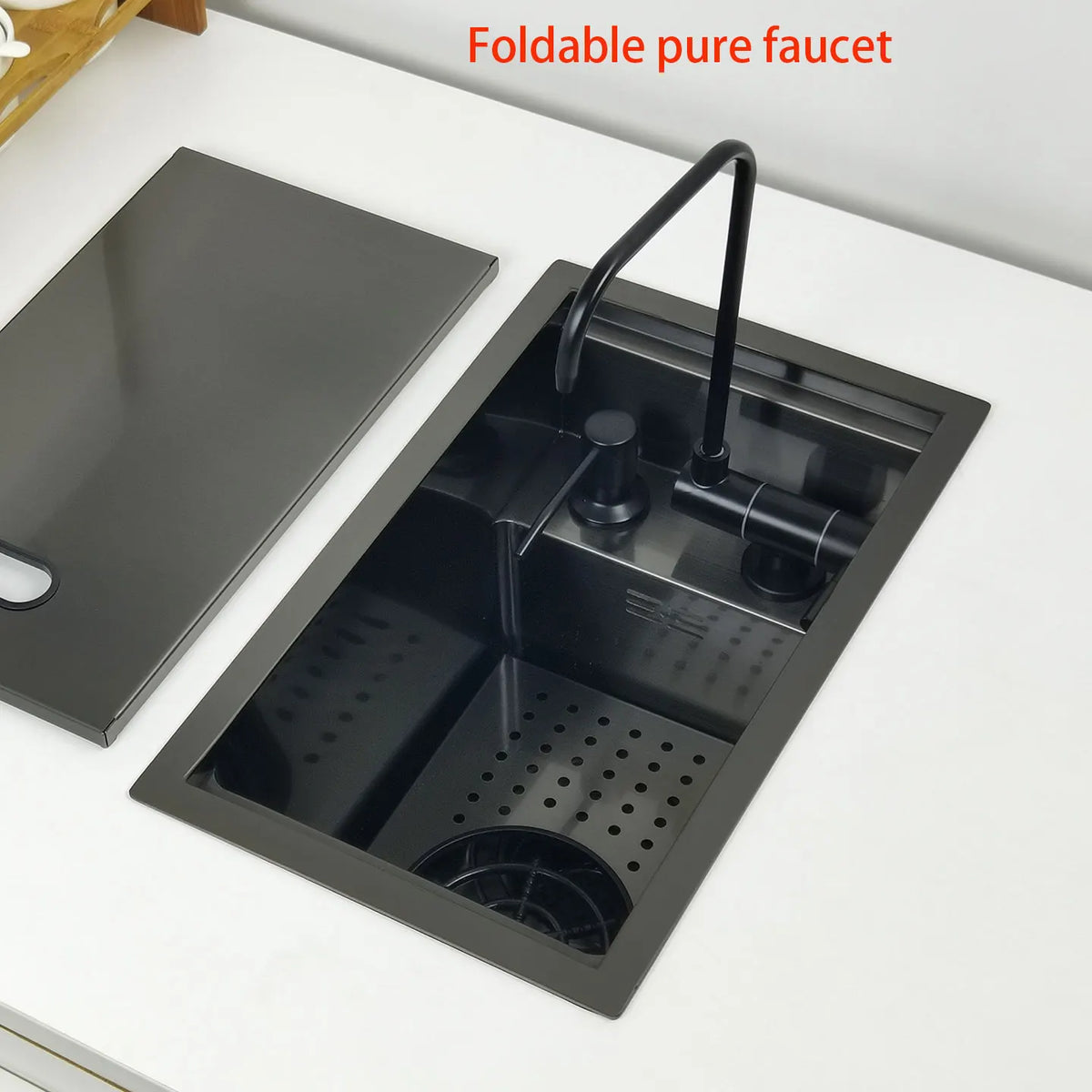 Mini Bar Sink Matte Black Nano Coating Cup
