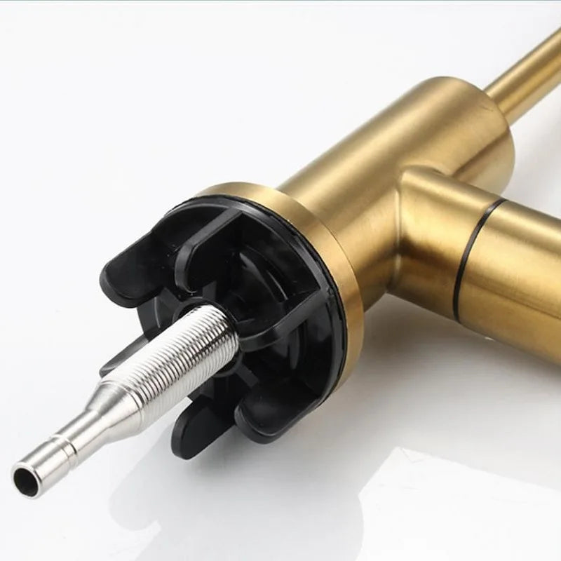 Kktnsg Water Purifier Faucet Brushed Gold Faucet Osmosis