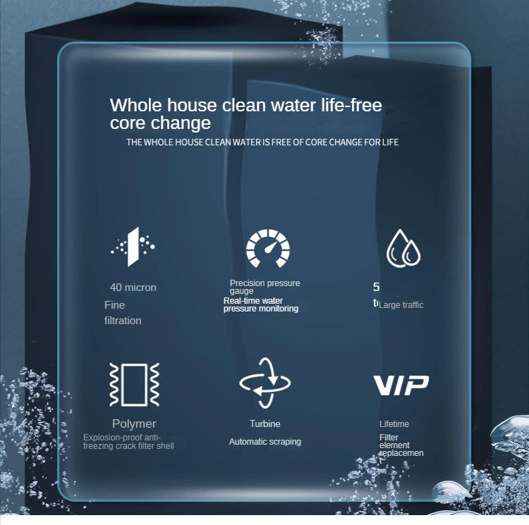 Spin Down Sediment Filter Backwash Whole House Water