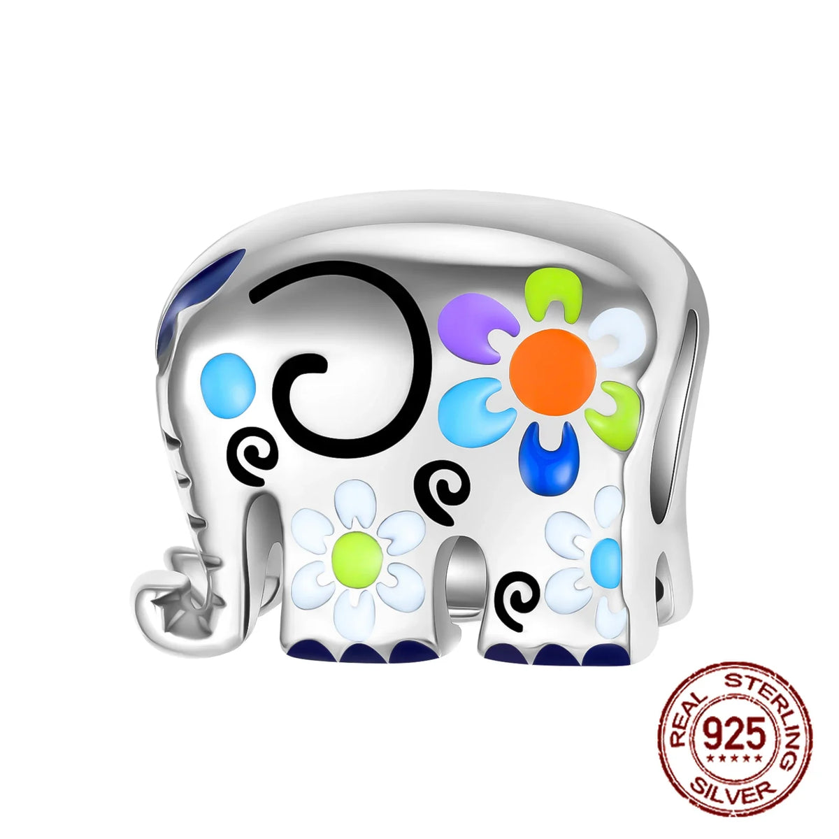 925 Sterling Silver Red Medicine Cabinet Pendant Charms