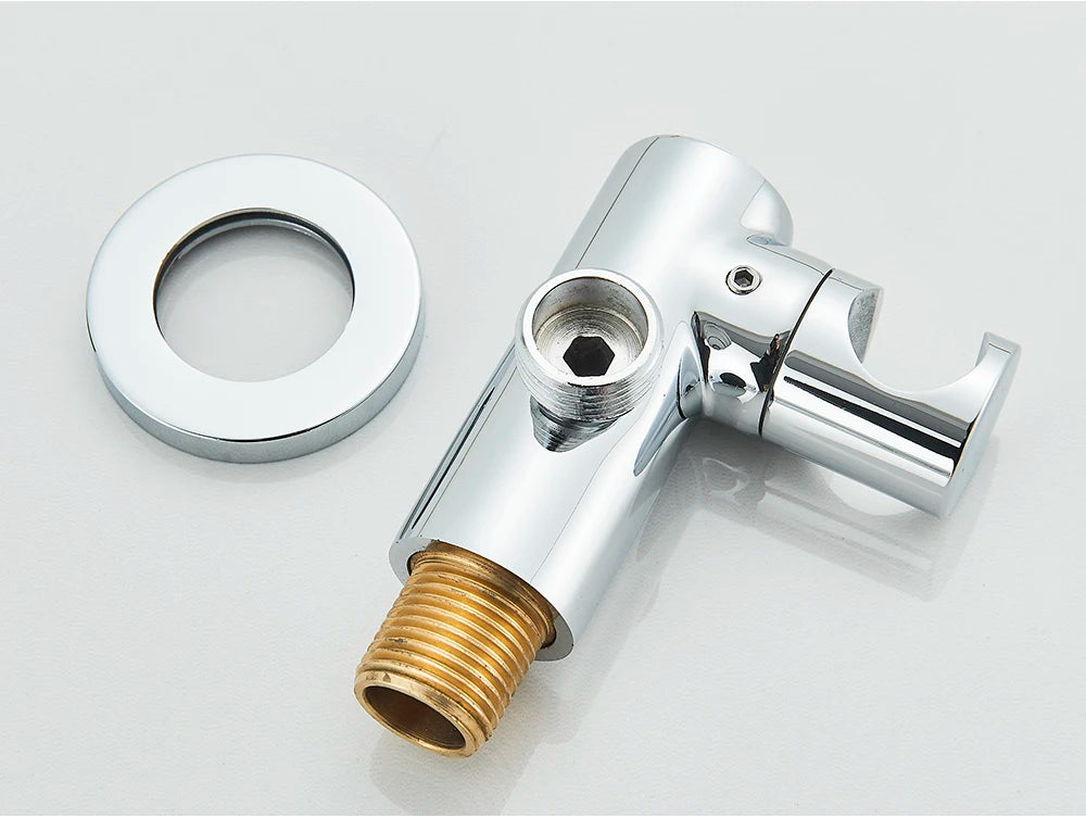 Brushed Gold Handheld Shower Bathroom Shower Faucet &
