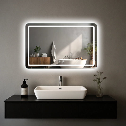36x24 Inch Led Bathroom Mirror Vanity Mirrors Backlit
