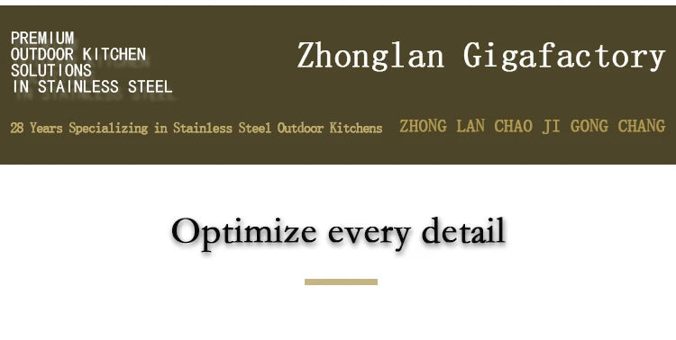 Sturdy 304 Stainless Steel Outdoor Cabinet Grill Cooktop