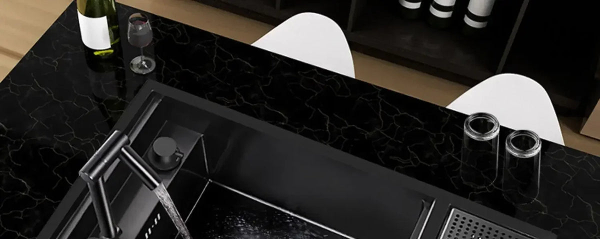 55cmx32cm 304 Nano Stainless Steel Hidden Sink Folding
