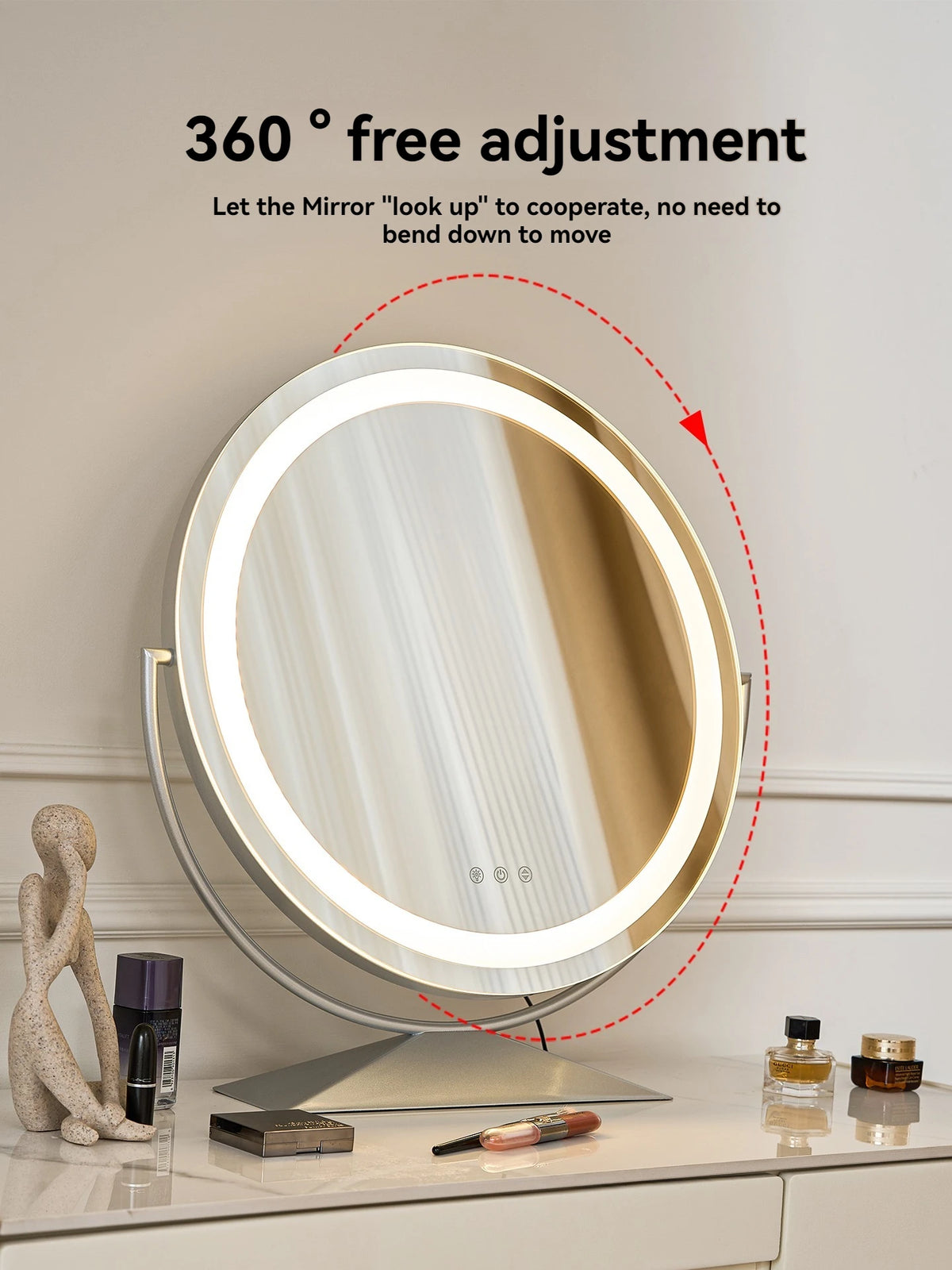 Beauty Mirror Smart Circle Internet Celebrity Bedroom Mirror