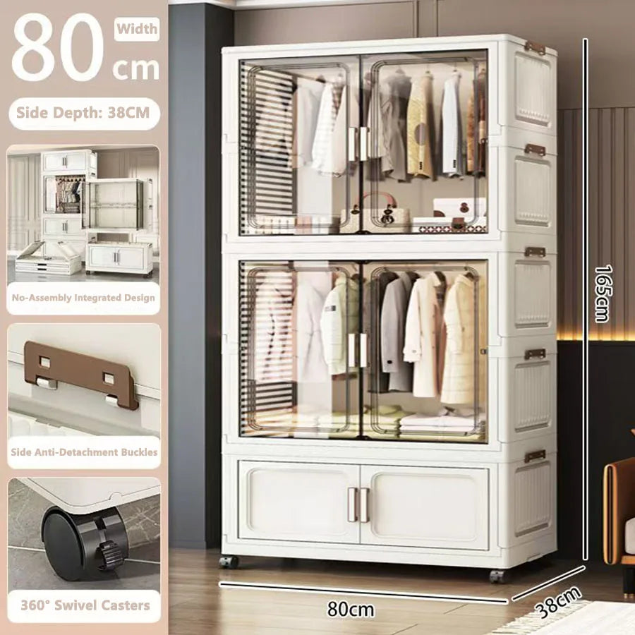 Multi-Functional Folding Storage Cabinet Office Bathroom