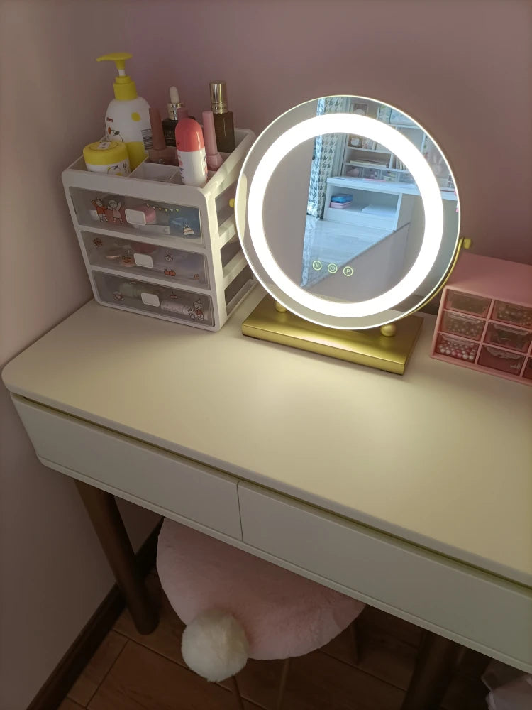 Led Lighted Makeup Mirror 15x Magnifying Vanity Compact