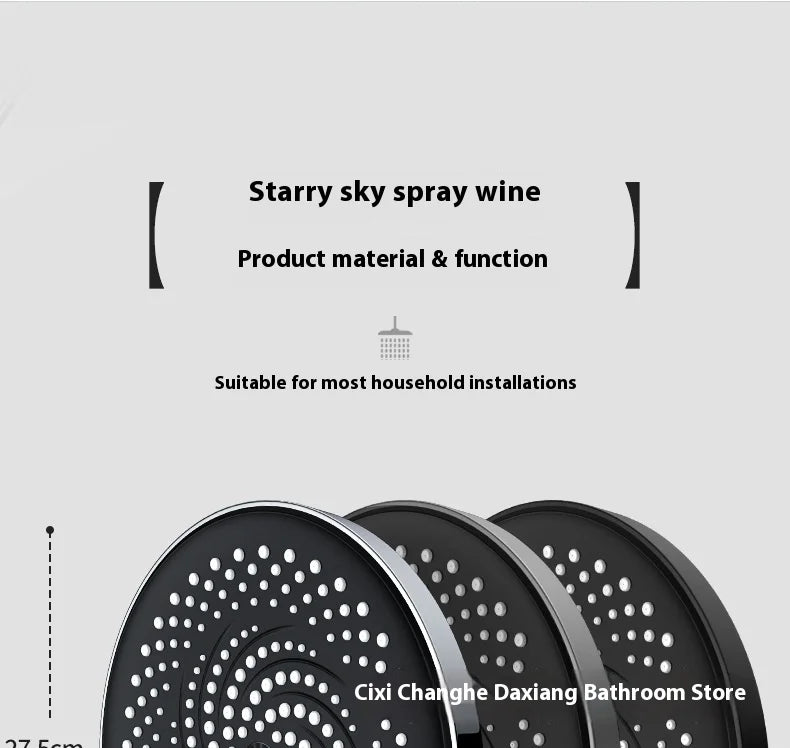 Super Pressurized Shower Top Spray Large Showerhead Bathroom