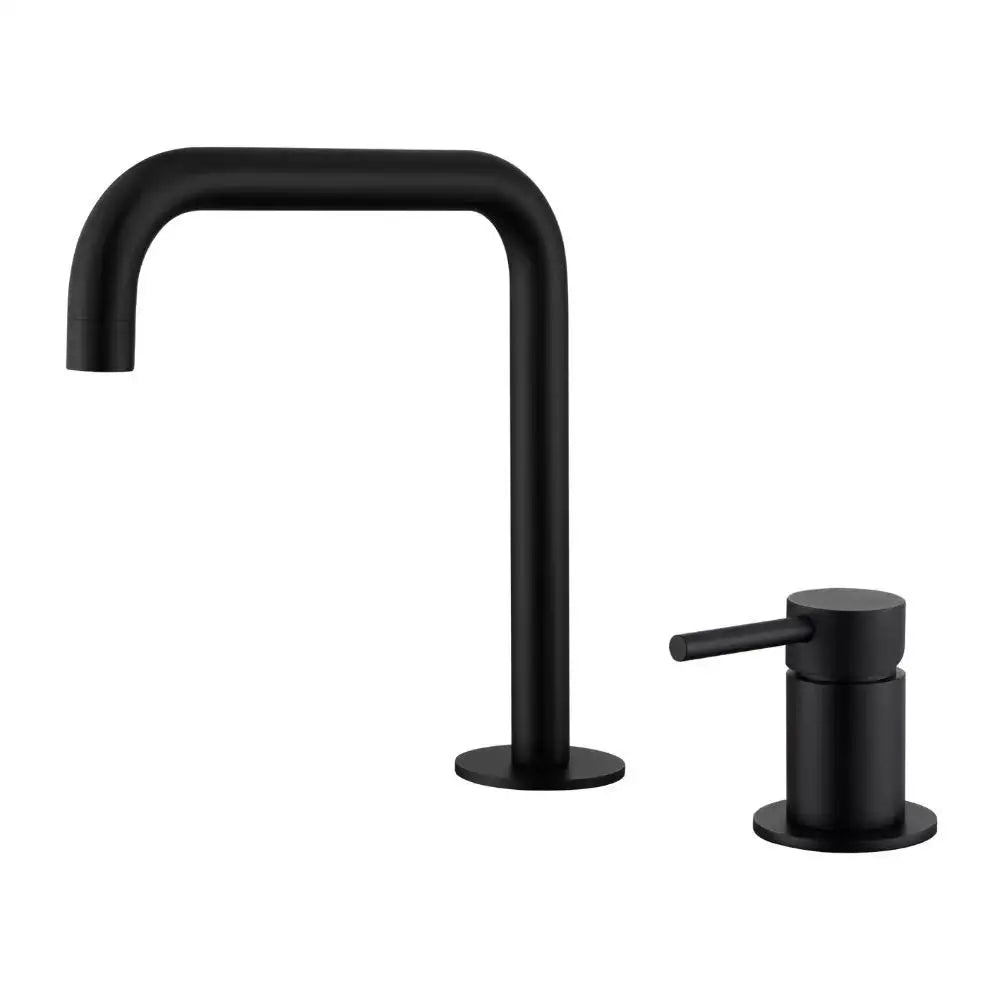 Stainless Steel Bathroom Basin Faucet Deck Mount 360