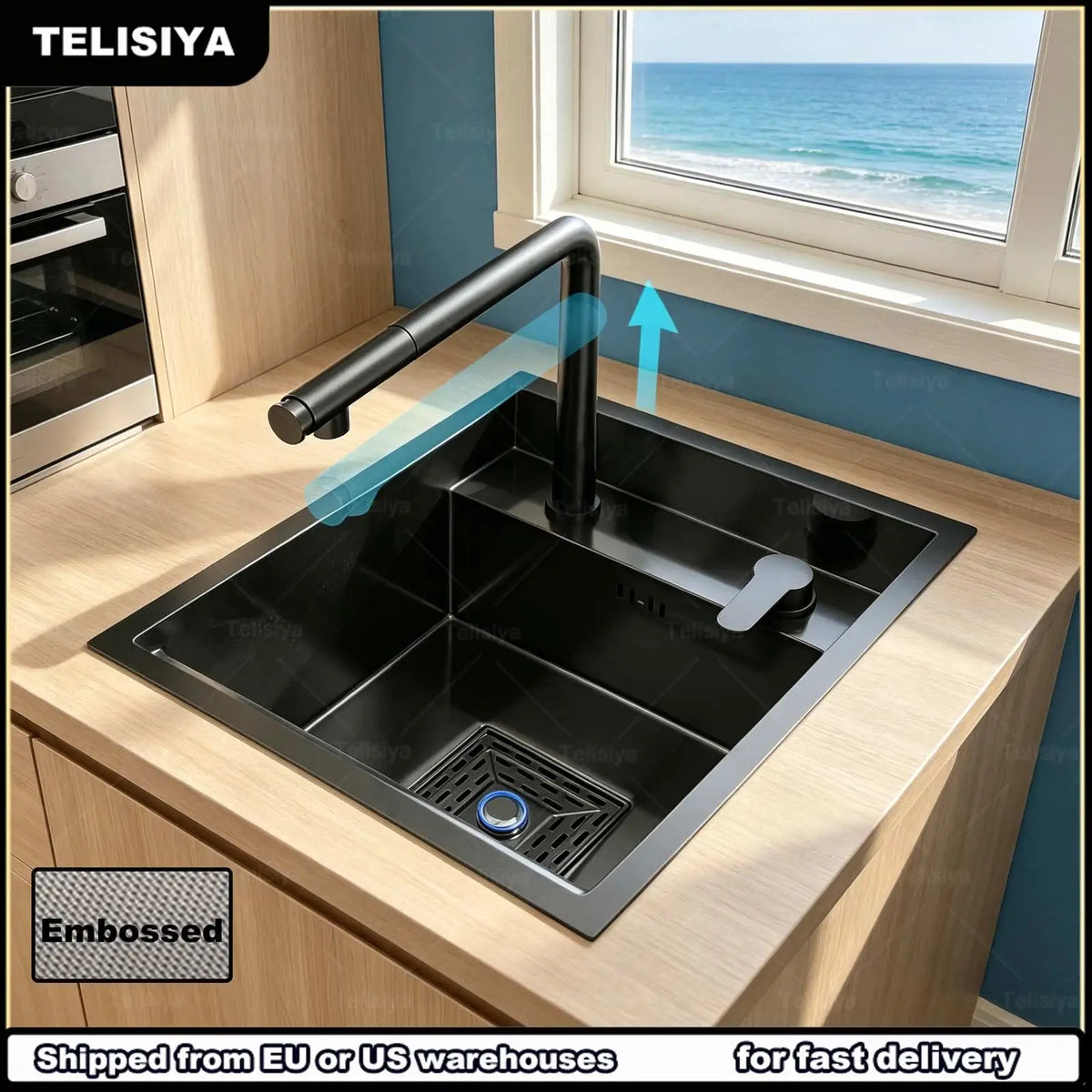 Mini Hidden Sink Balcony Bar Apartment Save Space
