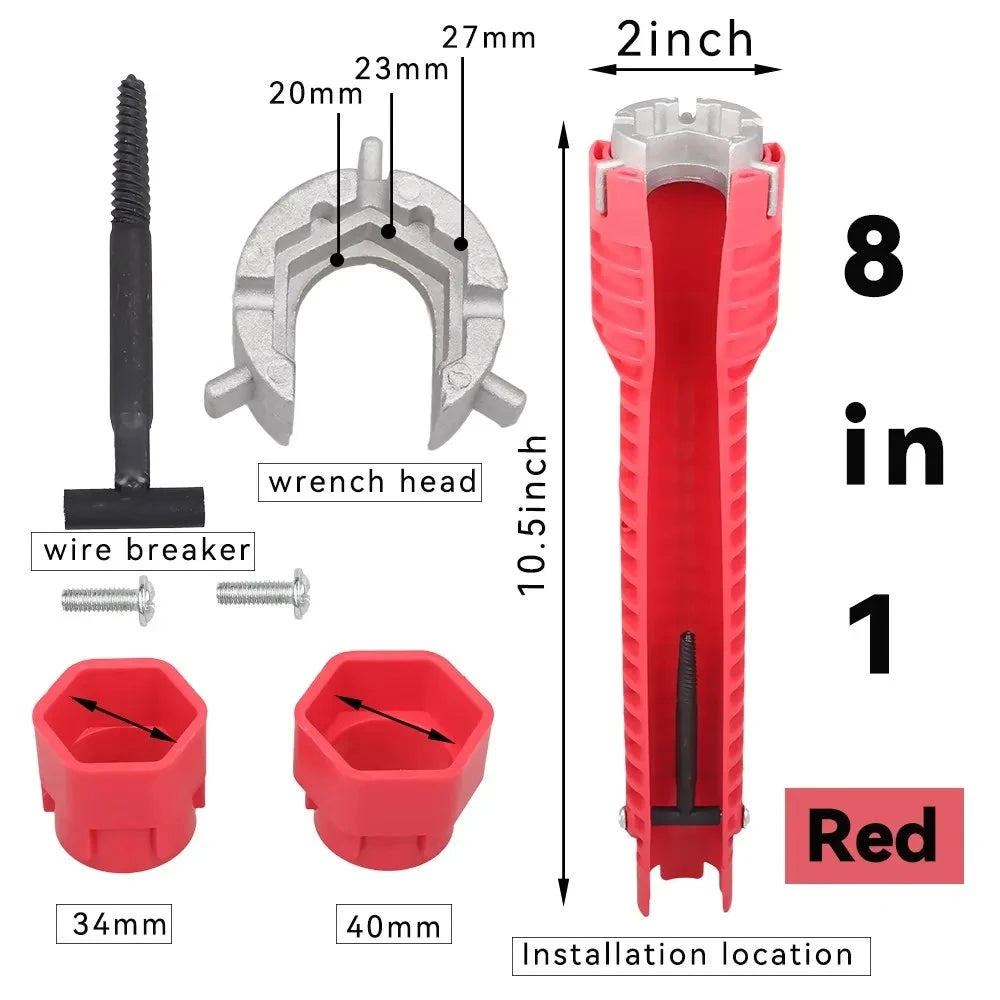 In Bathroom Faucet Assembly Key Plumbing Installation Wrench