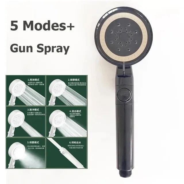 230mm Big Panel Showerhead Mode Supercharge Rainfall Shower