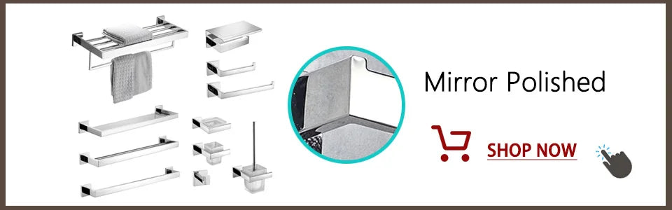 Stainless Steel Bathroom Brushed Nickel Towel Rack Toilet