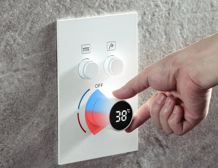 Way Digital Wall Mounted White Or Black Or