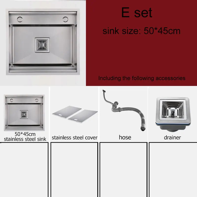 Hidden Sink Stainless Steel Bar Bowl Small Sink