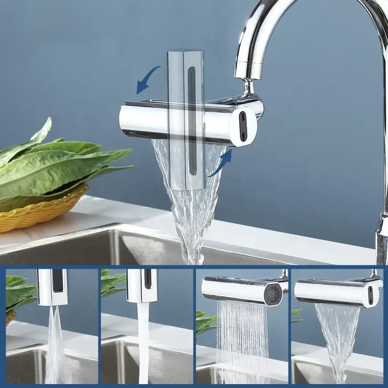 Swivel Waterfall Faucet Four-Speed Adjustable Faucet Swivel
