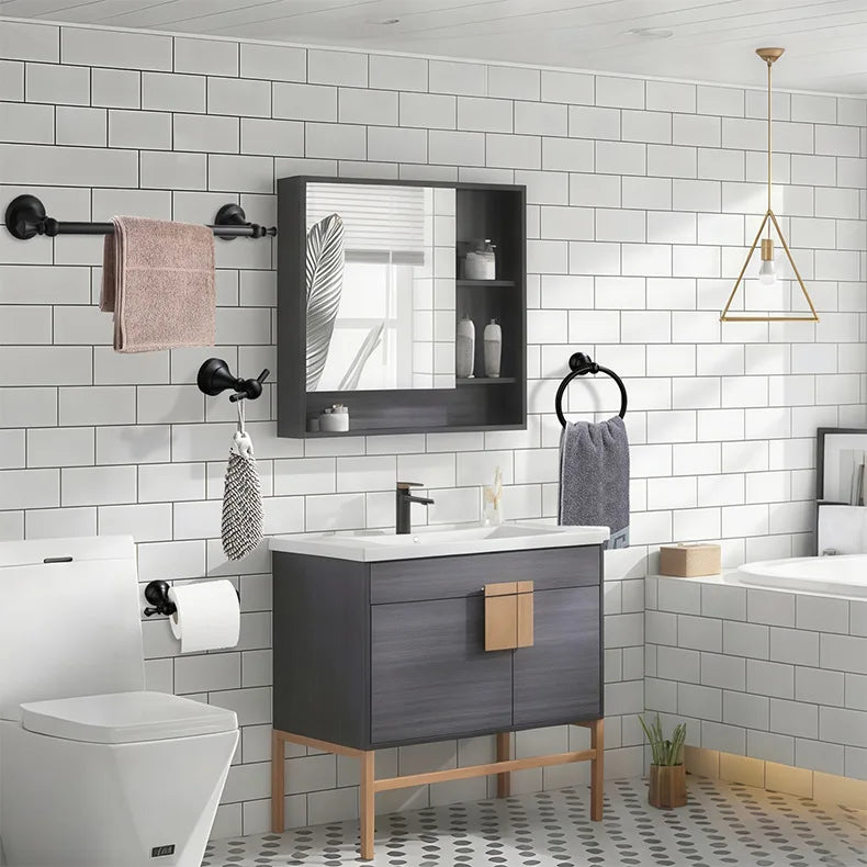 Mosa Gold Stainless Steel Bathroom Hardware Towel Bar