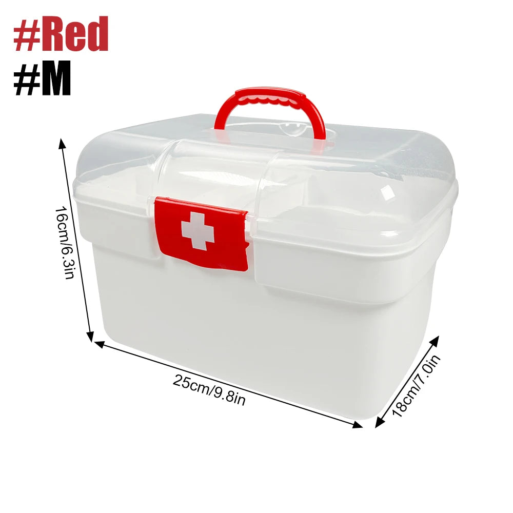 1pcs 2-Tier Medicine Organizer - Medicine Cabinet Handle